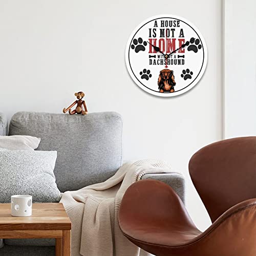 Horloge murale avec citation Teckel pour cuisine chaleureuse