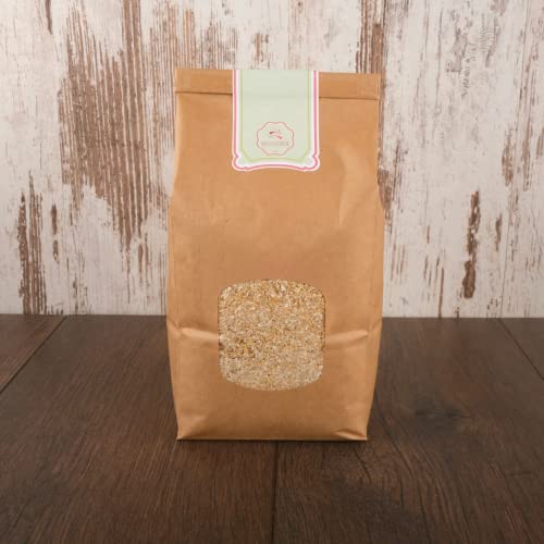 süssundclever.de® Bio Haferkleie | 1,0 kg | geschrotet | Demeter-Qualität | plastikfrei abgepackt in ökologisch-nachhaltiger Bio-Verpackung