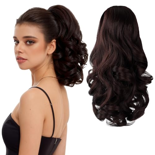 HEWEICSY �|�j�[�e�[���G�N�X�e���V�����A�����p�N���b�v�I���|�j�[�e�[���A30.5 cm �N���[�N���b�v �V���[�g�J�[���[�E�F�[�u�|�j�[�w�A�G�N�X�e���V���� �����p - �u���l�b�g