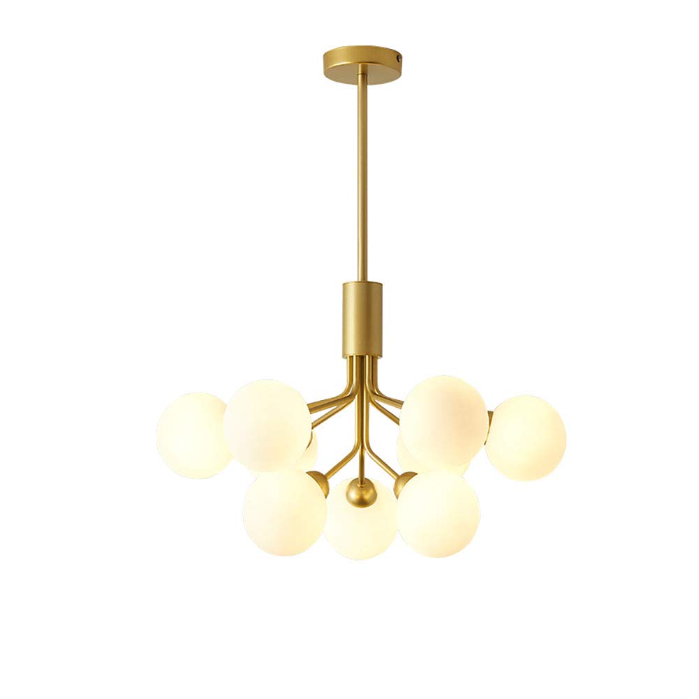 Lampadario Industriale Vintage Sputnik a 18 luci, lampadario Moderno a Sfera in Vetro, Lampada da soffitto Irregolare in Metallo, Lampada da Cucina per lavello, Bar, 12 Teste