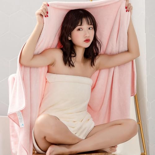 Serviette de bain corail molletonné peignoir wrap pour spa à la maison - 8