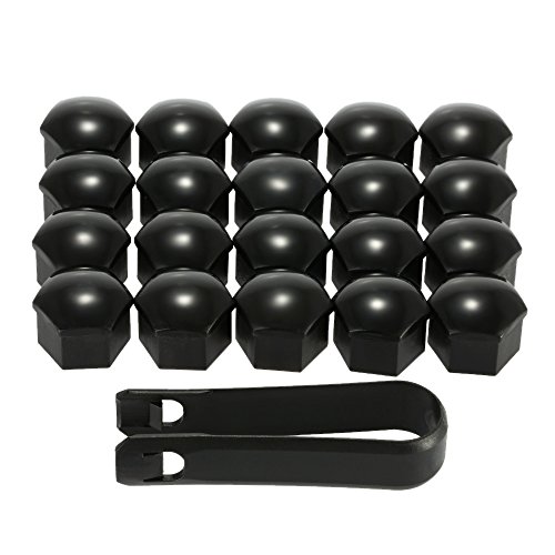 mewmewcat Ferramenta de remoção da tampa do parafuso da tampa da porca da roda do carro de 20 unidad