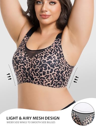 Image of Wireless Bras for Women No Underwire Seamless Buttery Bralettes Smoothing Women's Bras Full Coverage Shapedly Bra