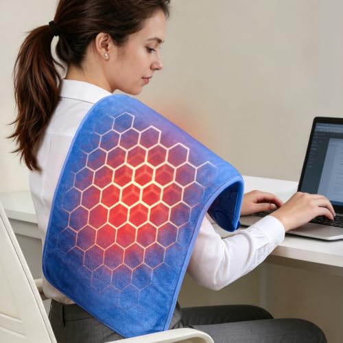 Infrared Heating Pad with Graphene and Plush 8 Settings