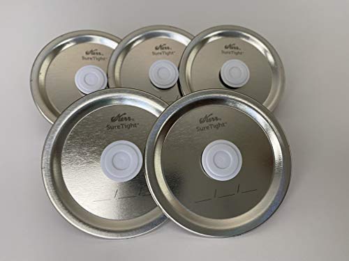 Vac&Stack Mason jar Vac Lids 5-Pk (Regular without Pump)