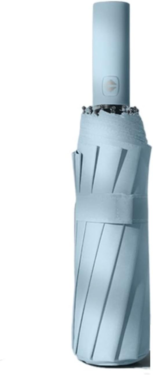 Folding Umbrellas Fully Automatic Umbrella 3 Folding Sunshade Sunscreen 12-skeleton Protection Rainy Plus Black Coating Rain Wo