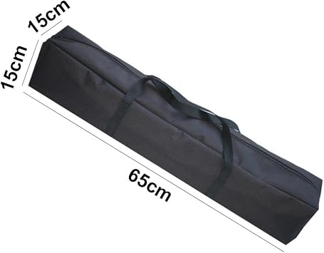 Oxford Cloth Tent Storage Bag, Travel Carry Case Camping Gear Canopy Poles Music Stands for Black 70x20x20cm