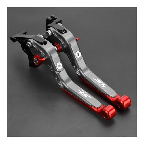 Levier de frein SH125 et embrayage réglable pour scooter Honda SH 125i de 2008 à 2024 gris rouge