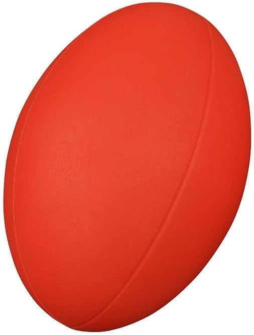 Coated Foam Rugby Ball Red