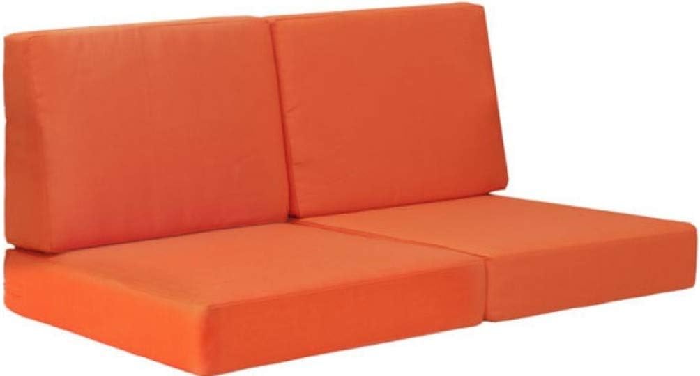 Zuo 703652 Cosmopolitan Sofa Cushion, Orange, Upholstered in Industry Leader Sun…