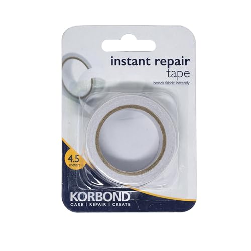 KORBOND Instant Bond Fabric Tape - NO IRONING REQUIRED - Emergency Fix Clothes Tape for Repair and Temporary Hems
