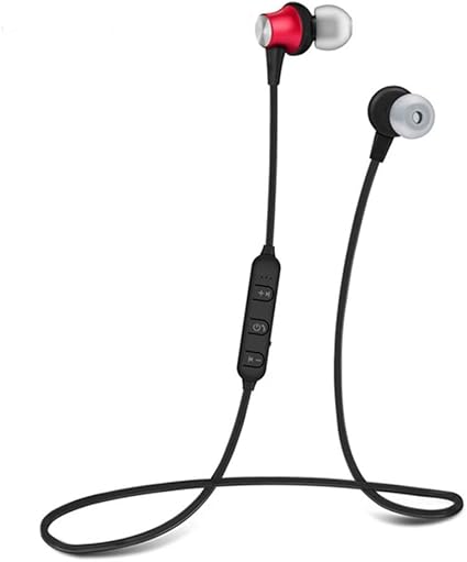 Amazon Co Jp イヤホン Iphone Ipod Android対応 高音質 マイク付き ハンズフリー カナル型 Bluetooth ノイズキャンセリング レッド Collaborn 家電 カメラ