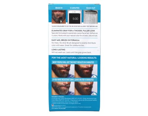 Just For Men Color Gel Mostacho, Barba y Patillas 115 Negro Jet miniatura 6