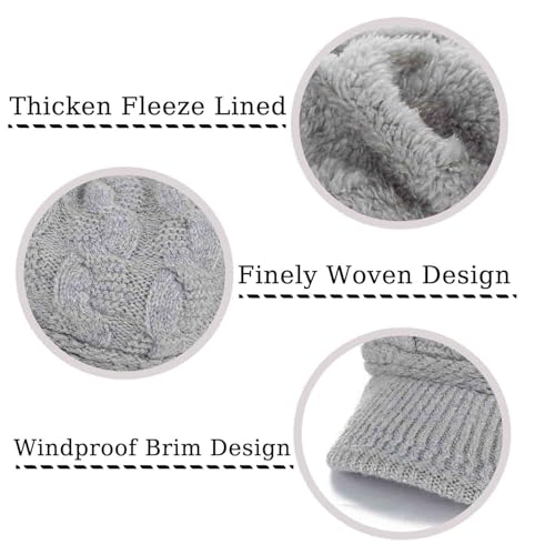 Gorro de punto con visera para mujer miniatura 4