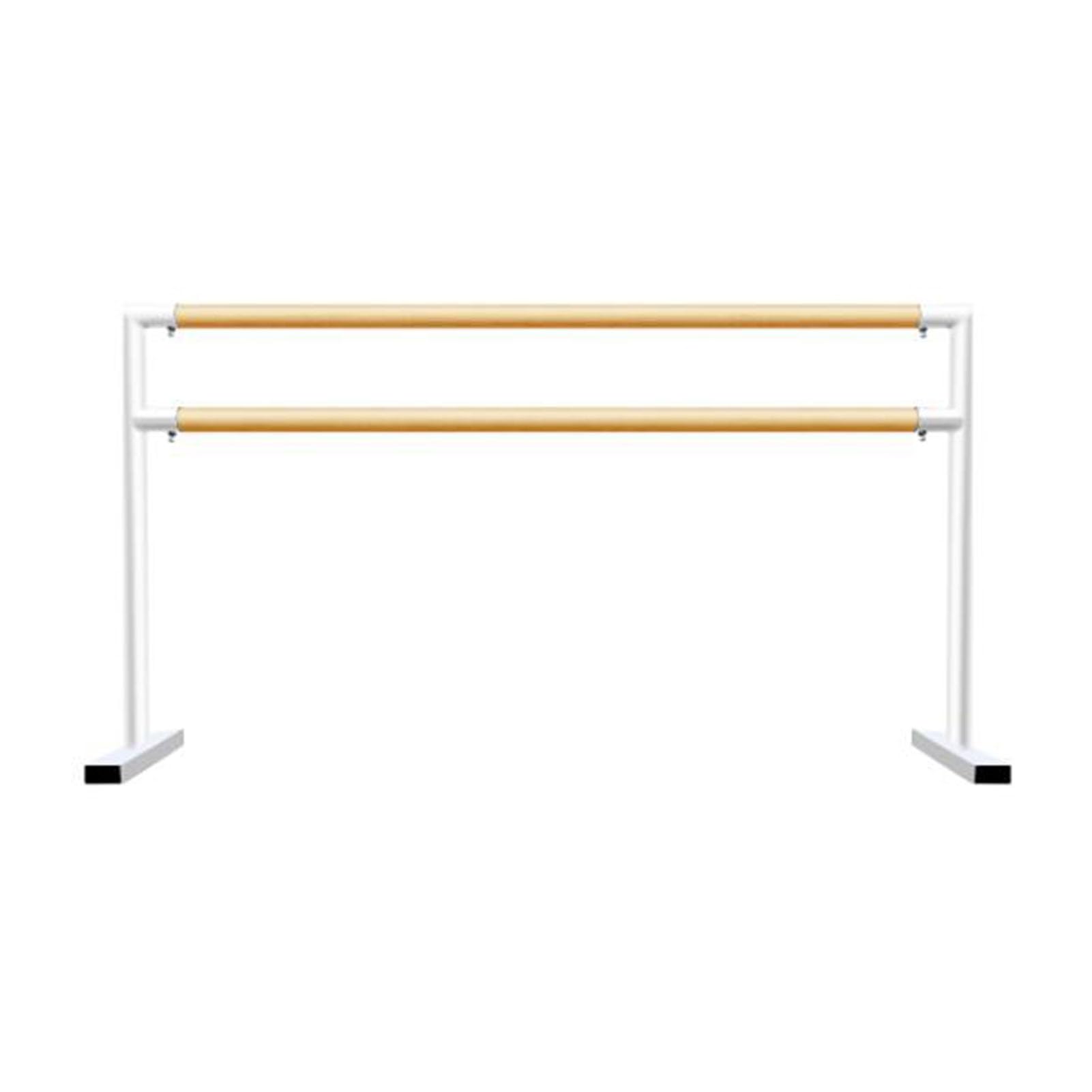 NGDFGR Barre Stick, Mobile Ballet Barre Rod For Dance Studio, Dancing Pole Freestanding Stretch Barre Exercise Equipment For Adult And Kids,White-100cm