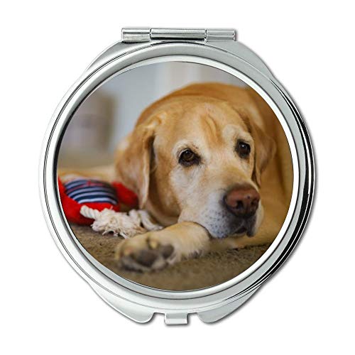 Pocket Mirror,Compact Mirror Round Compact Mirror Double-sided,idaho Wallet mirror for Men/Women MT 037