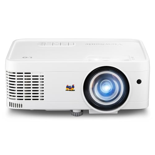 Image of ViewSonic LS560WH 3000 Lumens WXGA Short Throw LED Projector with HV Keystone and LAN Control for Business and Education(Renewed)