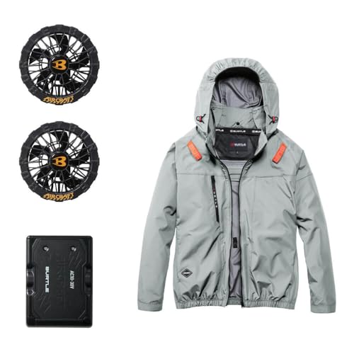 [BURTLE] [�o�[�g��] �G�A�[�N���t�g �����u���]�� + �t�@�� + �V�^30V ���o�b�e���[ �Z�b�g AC2091HB �n�C�o�b�N AC10�V���[�Y AIRCRAFT XL 60�A�b�V���O���[+���t�@��