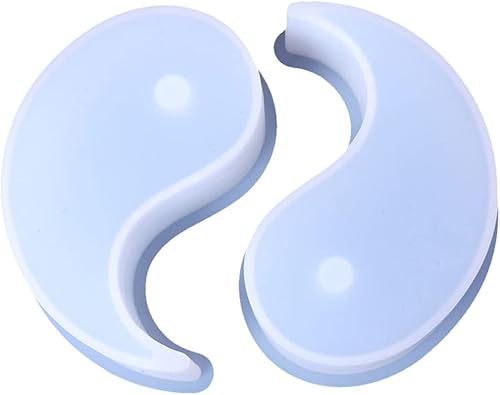 Miniatura 5 de Garneck 8 moldes de silicona para velas para hacer velas, diseño flexible de Tai Chi para decoraciones perfumadas únicas, fáciles de usar y