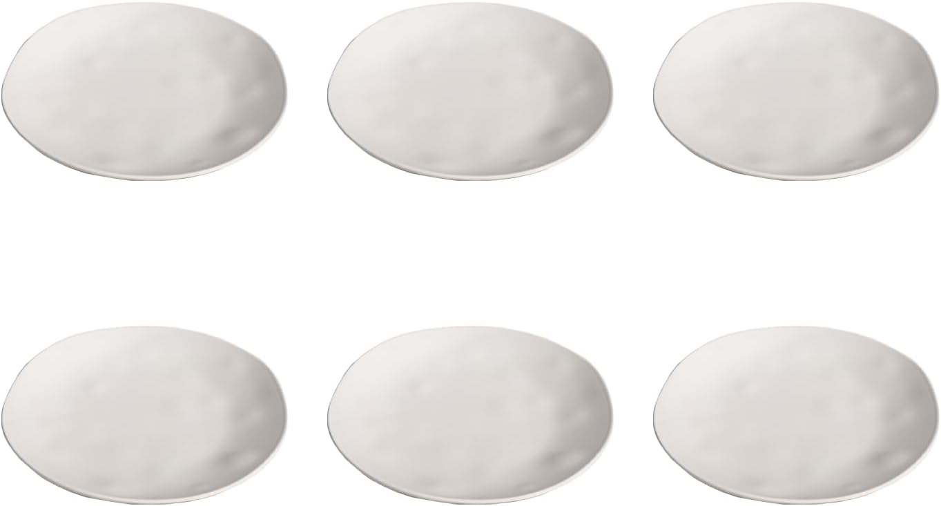 Organic NewWave Melamine Salad Plate - Cream - 8.5" - Set of 6