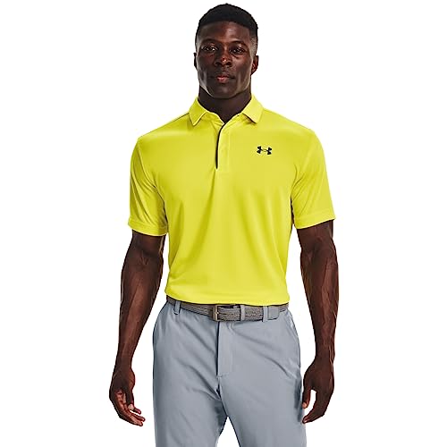 Image of Under Armour Men's Polyester Solid Tech Polo | T-Shirt | 1290140-001
