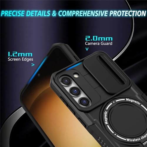 Coque Samsung S24 rose béquille rotative silicone rigide antichoc