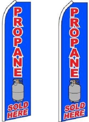 Propane Flag Pack of 2 (Mount and Poles are Not Included)