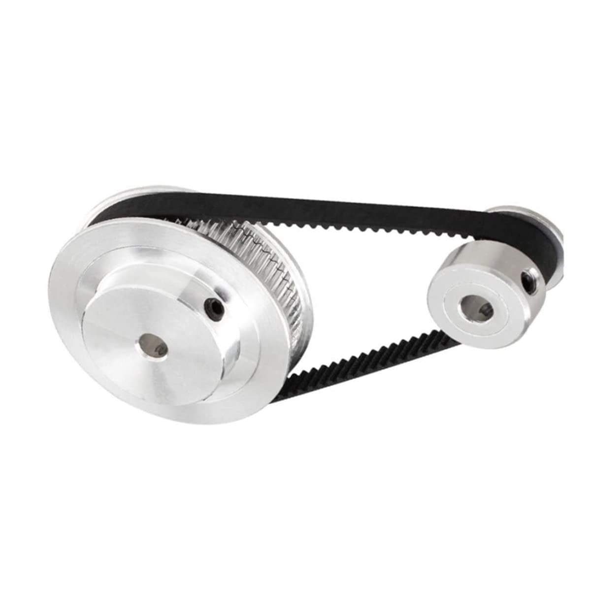 Chiloskit 2GT Synchronrad-Set (20 & 60 Zähne) – Mit 5mm Bohrung, Aluminium, Inkl. Riemen & Werkzeug