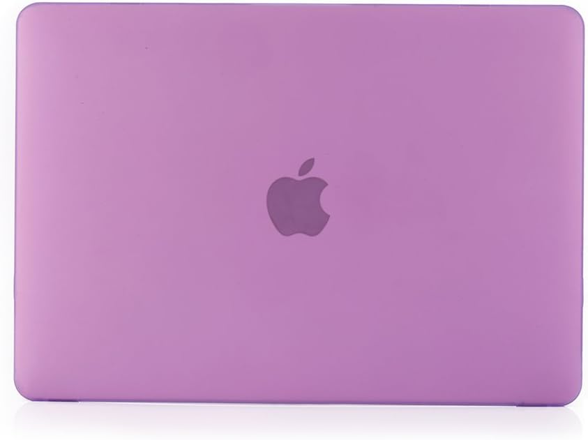 RUBAN Case Compatible with MacBook 12 Inch A1534 - Slim Snap On Hard Shell Protective Cover and Keyboard Cover, Purple