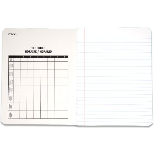 Cahier de composition Mead lignes larges reliure cousue haute résistance