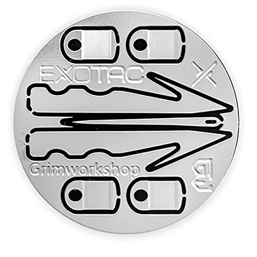 Exotac reelKIT Stackable Survival Tool Inserts, Transform Your xREEL Pocket Reel into a Food Procurement Kit, Choose from Gaff Fishing, Hunting, and Lure Sets, Made in The USA