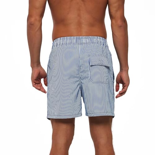 Mens Swim Trunks Quick Dry Boardshorts with Mesh Lining Above Knee Swimwear Bathing Suits2