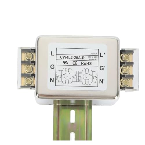 Filtro de potencia monofásico para eliminar ruido eléctrico CW4L2-20A-R con clip