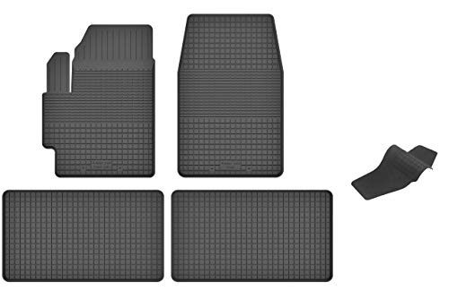 Alfombrillas de goma con túnel compatibles con Renault Espace II III (1992 – 2002) idealmente adaptadas 5 piezas un juego