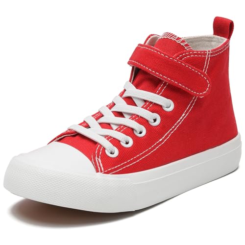 Duovodu Kinder Turnschuhe Mädchen High-Top Segeltuchschuhe...