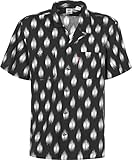 Estilo: verano, ropa de calle Levi\'s® Classic Camper - Camisa de manga corta (1 L), color negro, Ocana Ikat Pirate Black 1, L
