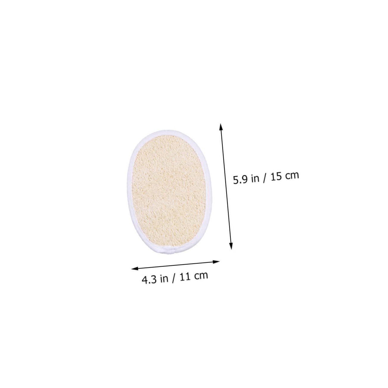 Housoutil 8piezas Esponjas Exfoliantes De De Cilíndricas Planas Para Ducha y Baño De Cuidado y Efectivas Para Exfoliación y Limpieza De