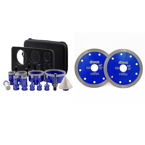 Kit de brocas de diamante para porcelana y mármol miniatura 1