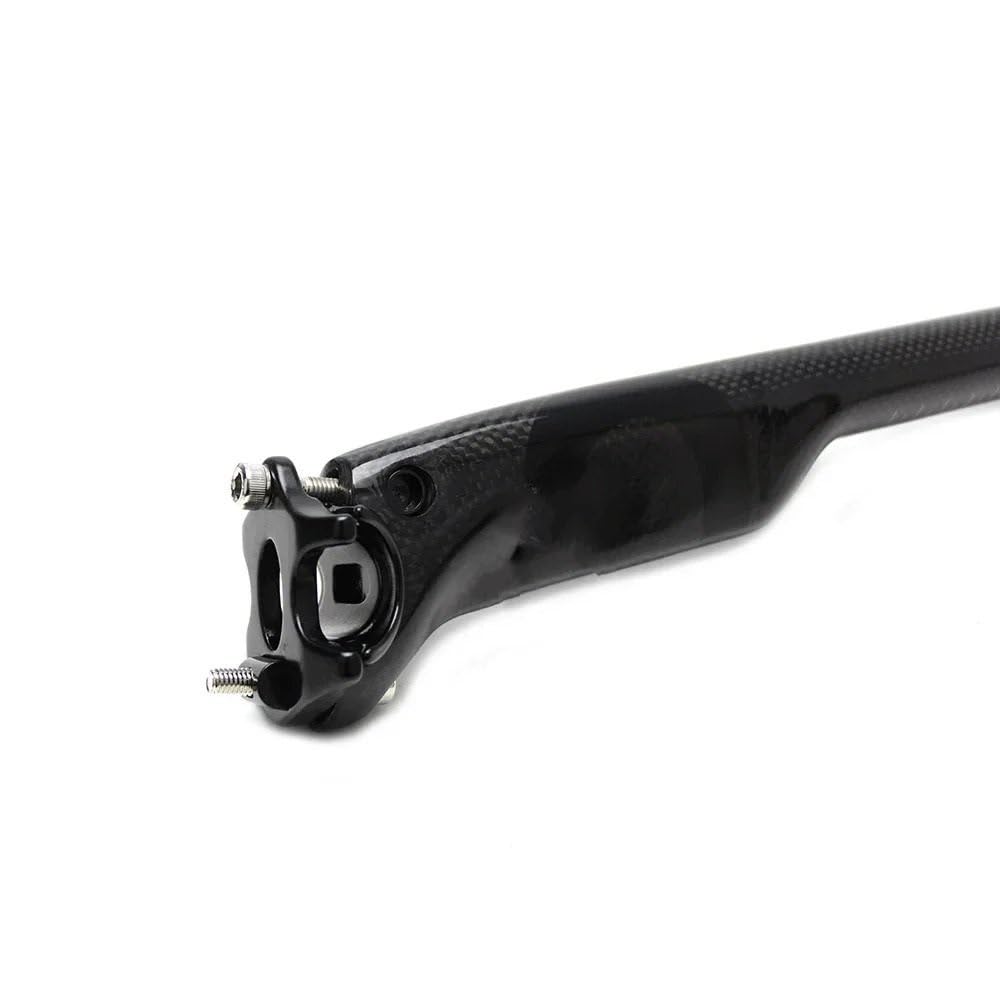 Tige de Selle vélo Vélo de Montagne de Tige de Selle de Couverture en Alliage de Fibre de Carbone Tube de Selle Hydraulique