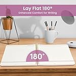 Taja Spiral Lined Notebook, 8.5"x11" Notebooks for Work, Large A4 Journal for Women & Men, College Ruled Journaling Notebook for Writing, Plastic Cover Spiral Journal, Purple - Image 5