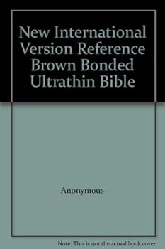 Hardcover New International Version Reference Brown Bonded Ultrathin Bible Book