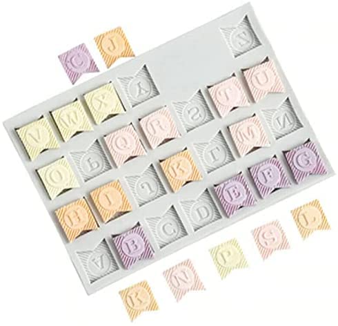 Selecto Bake Stampi in silicone a forma di lettere dell'alfabeto
