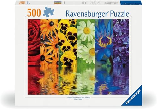 Ravensburger – Puzzle 1000 Pezzi Fiori Colorati | Puzzle 1000 Pezzi Per Adulti E Famiglie | Regalo Adulti | Regali Natale