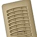 Imperial Manufacturing RG1326 4-Inch by 10-Inch Plastic Register, Taupe