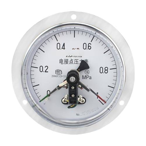 Manomètre de contact électrique à assistance magnétique 150ZT avec échelle vide à 1.6 MPa