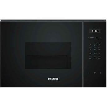 Siemens iQ500 Built-in Microwave 59 x 38 cm cookControl humidClean Grill Black BE525LMB1 [Energy Class F]