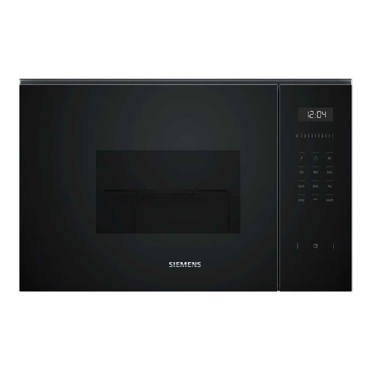 Siemens Microondas integrable iQ500, 59 x 38 cm, cookControl, humidClean, Grill, Negro, BE525LMB1