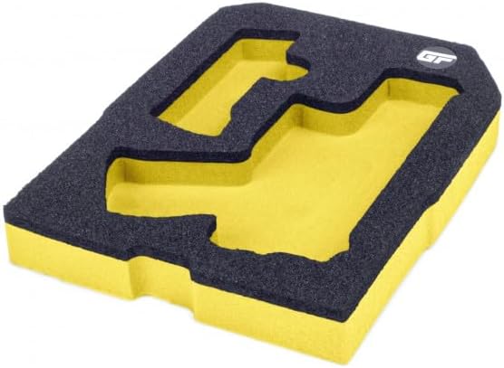 GunFoam Insert to fit G43 SubCompact, Polyethylene Foam for Gun Case, Custom Made Insert Replacement for Lifepod 1.0 Hard Case, Pistol Safe Storage.