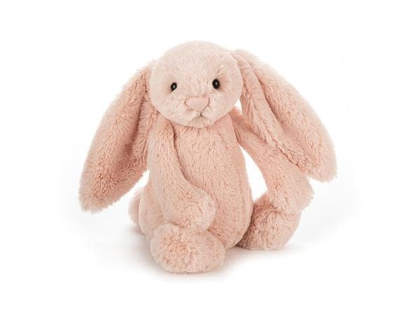 Jellycat Bashful Blush Bunny Small - L: 8 cm x l: 9 cm x h: 18 cm