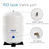 HIDROTEK 2.8 Gallon RO Water Storage Tank for Reverse Osmosis Water Filtration Systems -NSF Certificated-1/4